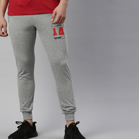 Red & Grey Solid Lounge Set